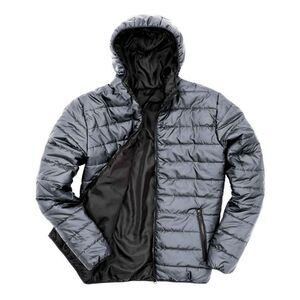 Result Core Mens Soft Padded Jacket / Frost Grey/Black